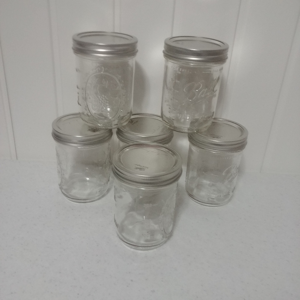 6 ball mason jars wide mouth 16oz - Picture 2 of 3